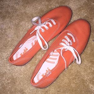 Orange Keds sneakers